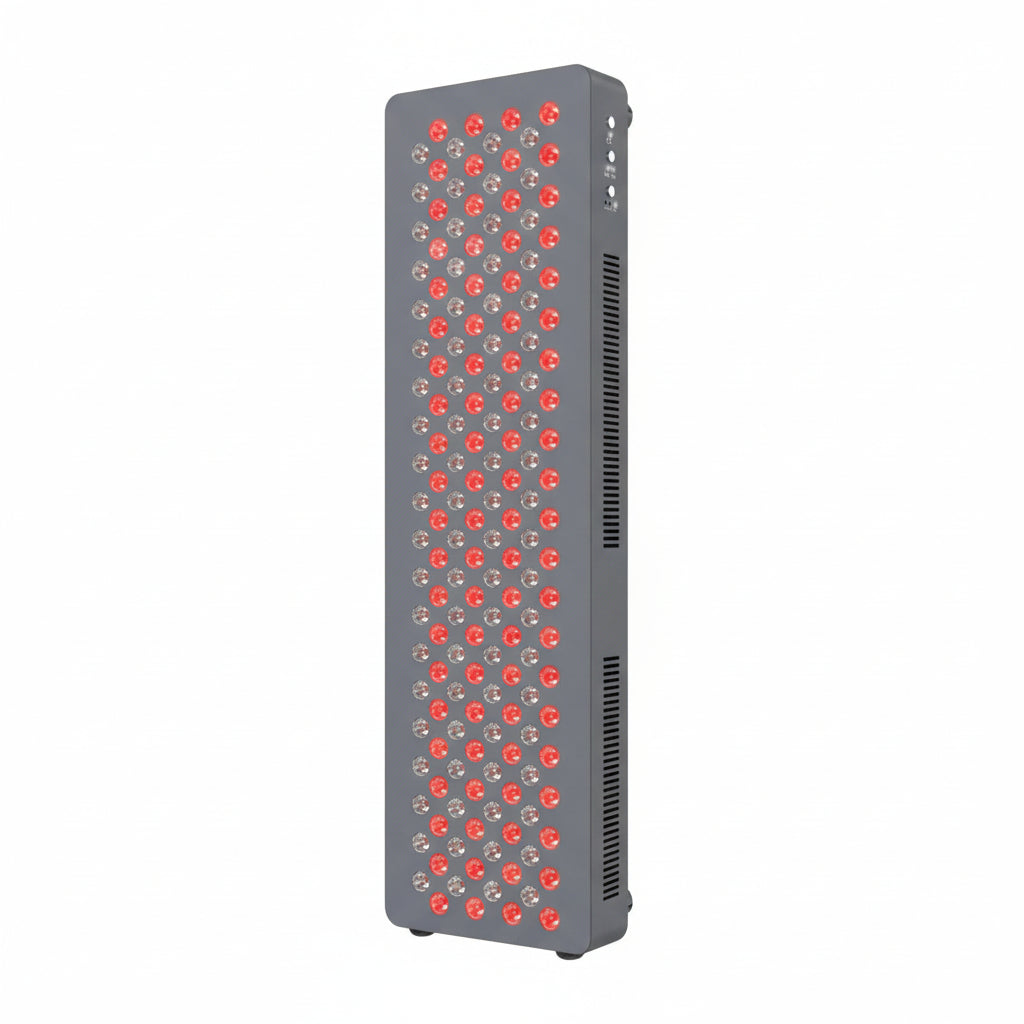 HG1000 Full Body Red Light Therapy Panel, 200 Leds, 660Nm Red & 850Nm Near-Infrared Light, Built-In Timer, Door Hanging Kit