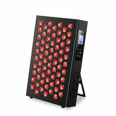 Red Light Therapy Box, 5In1 LED with 630-660-810-830-850, Metal Case, 3 Modes Red Light Panel with Soft Belt, 6 Timing Set - 9 Pulse Modes - 4-Level - Red Light Therapy Panel for Body